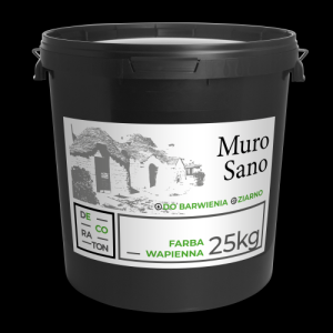 Muro Sano farba wapienna Decoraton waga 25 kg